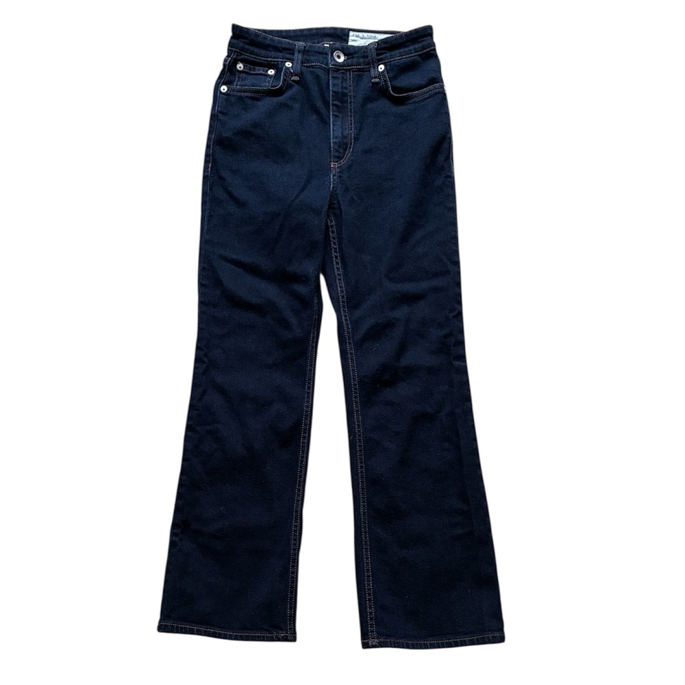 rag & bone Women’s Blue Casey High Rise Ankle Flare Jeans Size 25 x 26”
